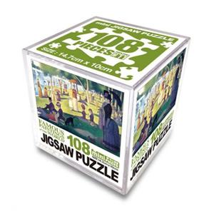 직소퍼즐 명화 풍경 미니큐브 그랑즈트섬의 일요일 오후 108피스
