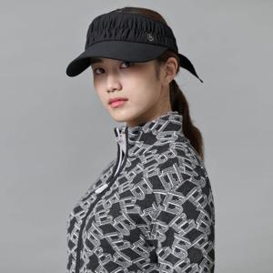 [빈폴골프ACC] (BE548BA255) 여성 셔링 썬바이저 - 블랙