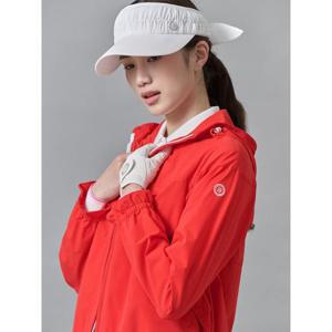 빈폴골프 여성 봄 홑겹 바람막이 후드 점퍼 - 레드 BJ5339A046