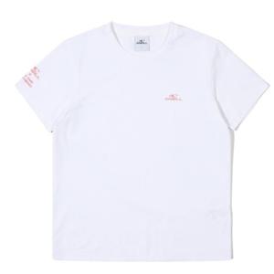 [오닐] 25SS 여성 서피비치 싸인 반팔 티셔츠 OWTRO6156-101