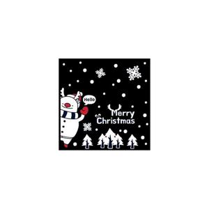 크리스마스 유리창 스티커 안녕 루돌프A 좌측 크리스마스홈파티 성탄장식 크리스마스가랜드 크리스마스홈파