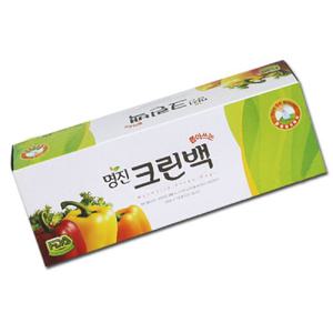 명진 크린백 25x35x300매 중 일회용롤백 일회용위생백 일회용비닐 주방비닐 비닐봉지 지퍼백 롤팩 비닐백