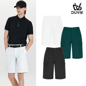 듀빅 남성 아웃 포켓 인밴딩 골프반바지 DE2MPH341