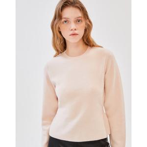 질스튜어트 뉴욕 여성 24FW 코랄 아워글래스 라인 울혼방 긴팔 니트 JSSW4D400C1