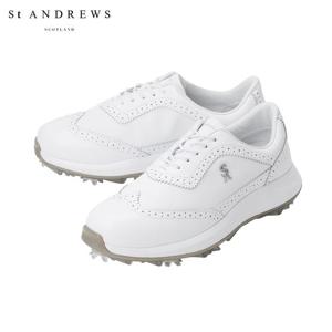 [세인트앤드류스] 남성 STA 로고 스캘럽 스파이크 골프화