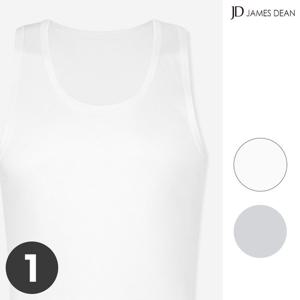 제임스딘 남자면100런닝 실켓 런닝구 메리야스 흰색 베이직 1매