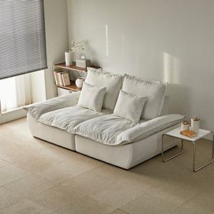 포비 구스 스윙 패브릭 소파 3인