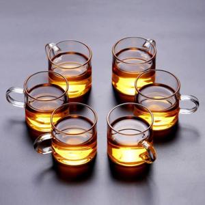 (로하티)마리 내열유리 찻잔 6p세트(120ml) 찻잔 찻잔세트 다기셋트 찻잔셋트 유리찻잔 유리다기셋트 내열