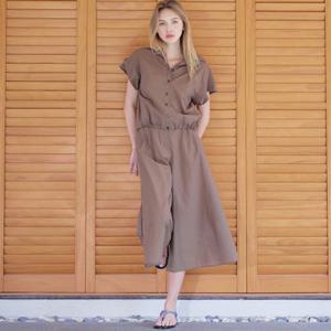 [코데즈컴바인] 밑단스트링 오픈카라넥 블라우스 (CKB-BL503W4) CKBBL503W40