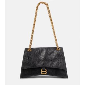 발렌시아가 Crush 미디엄 레더 숄더 백 P00926404