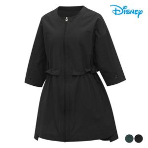 [디즈니골프]여성 프릴 포인트 하프슬리브 집업 점퍼 DP1LJP004