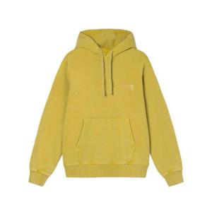 스투시 다이드 스투시 디자인 후드 옐로우 118485