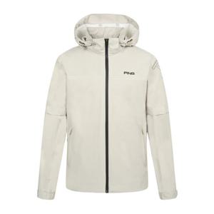 [핑골프]남성 패커블 소매 탈부착 후드 레인 점퍼 (111E1JR101_BG)