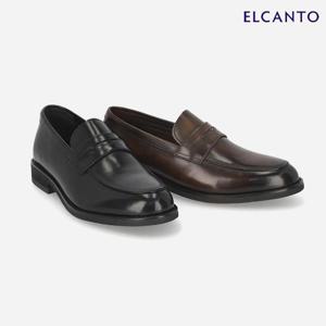 엘칸토  (LCMD75U413) 남성 소가죽 클래식 페니로퍼 2.5cm