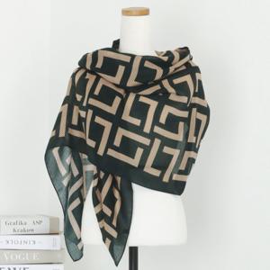 [샵앤]여성 중년 가을 라빅 롱 패션 스카프 DRN-WSC-0484-청록