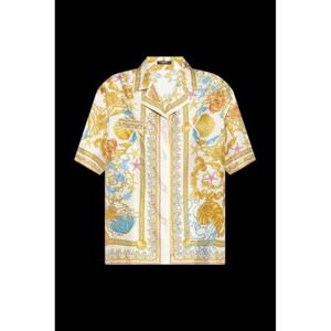 베르사체 패턴 프린트 반소매 셔츠 10189281A14746 5K640 TP941117895