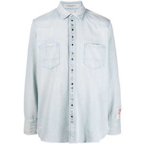 26 SS Golden Goose 블리치드 데님 셔츠 GMP00487P00063650100 TP432040036