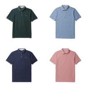 [올젠]쿨 코튼 솔리드 카라 반팔 티셔츠  ZOF2TT1304