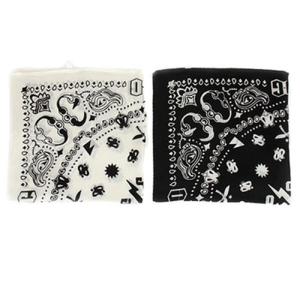 아트박스/더로라 정사각실크쁘띠스카프- 블랙앤화이트2 S6257