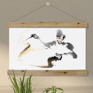 아트박스/꾸밈 il120-우드스크롤_60CmX40Cm-중식요리사2