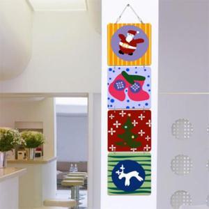 아트박스/꾸밈 nm797-멀티아크릴액자_해피크리스마스(4단소형)