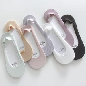 아트박스/이룸 골지 컬러풀 미끄럼 방지 단색 양말 7색 양말 덧