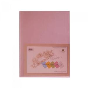 아트박스/한가람문구 투명 20매 크리어화일 F429-7 적색