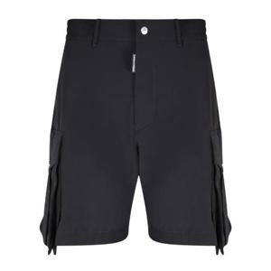 Dsquared2 버튼 디테일 무릎길이 카고 쇼츠 S71MU0796D35016 900 TP934464484