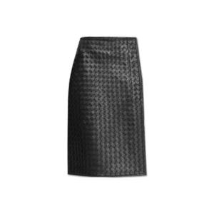 Bottega Veneta 인트레치아토 레더 펜슬 스커트 729819V2JG0 3350 TP943276092