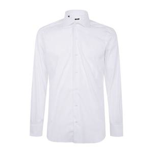 바르바 클래식 포펠라인 스트레치 셔츠 I1U13P01PZ2700U WHITE