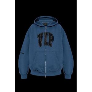 발렌시아가 VIP 패치 지퍼 후드 티셔츠 833377TSVP5 5002 TP944675501