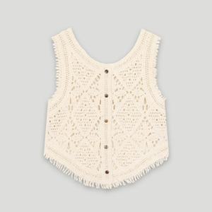 [코데즈컴바인] 크로쉐 단추 니트베스트 (CKB-VT002W6) CKBVT002W60