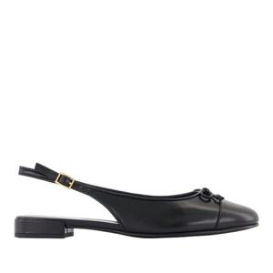 토리버치 블랙 캡 토 슬링백 플랫 166592 004 PERFECT BLACK