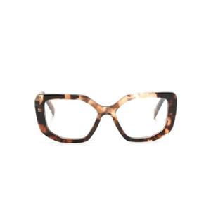 프라다 로고 프린트 캣아이 프레임 안경 PRA04V