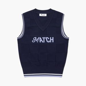 [르꼬끄골프] 여성 체커보드 스웨터 베스트 (GQ322LKV81)