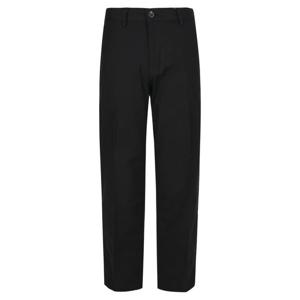 남자 여름 베이직 테이퍼드 스판 린넨 팬츠 NE-PTS-Q024-블랙