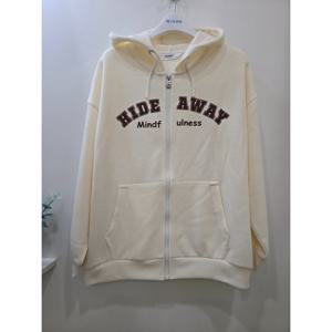 [에꼴리에]니트라이크 후드 집업 점퍼 25C5181_OD