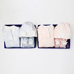 [압소바] 핑블베 모달 배냇슈트 모자 양말3종세트 (3A2C10113) 3A2C1011