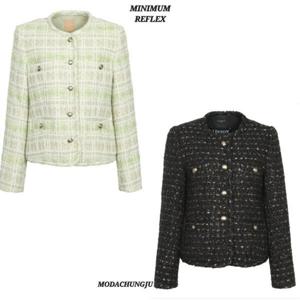 [미니멈]MD 노카라 컬러믹스 트위드 자켓 MD MXDAWJ9110_CJ