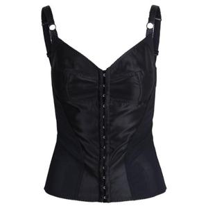 돌체앤가바나 엘라스틱 새틴 버스티에 탑 F7525TGDCMX N0000 TP946796121