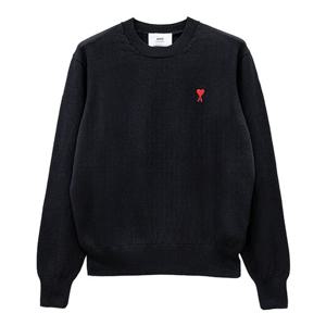 아미 스몰 하트 로고 남성 니트 BFHKS111 KN0025 001