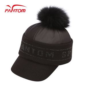 [팬텀] 여성 방울 패딩 니트 볼캡