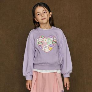 [피터젠슨]피터젠슨 하트뿜뿜 크롭맨투맨 PTF11TM51M_VI