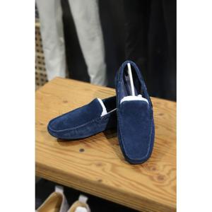 [빠니깔레]MARIO소가죽스웨이드 보트로퍼타입 네이비드라이빙슈즈 m-ifo06na