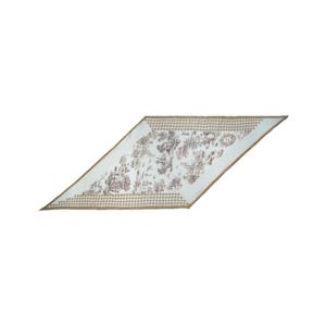 [루이까또즈(스카프)]카리엔느 마름모 린넨실크 스카프 베이지 2ESD955BE