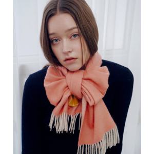 [루이까또즈(스카프)]울캐시미어 혼방 머플러 마리오로라 코랄 2DMW818CO
