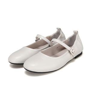 [바바라] BABARA 바바라 양가죽 메리제인 플랫 화이트 BBF133 113692