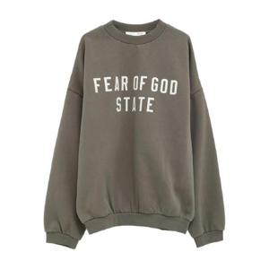 26 SS 피어오브갓 로고 자수 스웨트셔츠 192SP256557F TP441904343