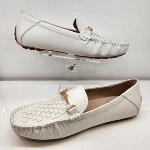 엘칸토 HC40 여성 쿠션 메쉬 짜임 드라이빙 로퍼 화이트 lcwc07u513