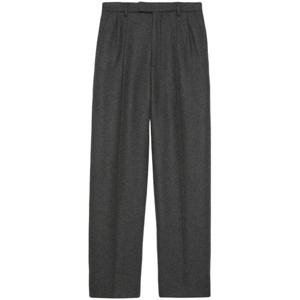 구찌 울 캐시미어 트라우저 727665 ZAK721165 GREY